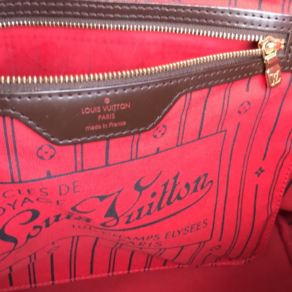 💎 NEVERFULL TOTE MM 💎 LOUIS VUITTON MADE IN FRANCE - Picture 7 of 14